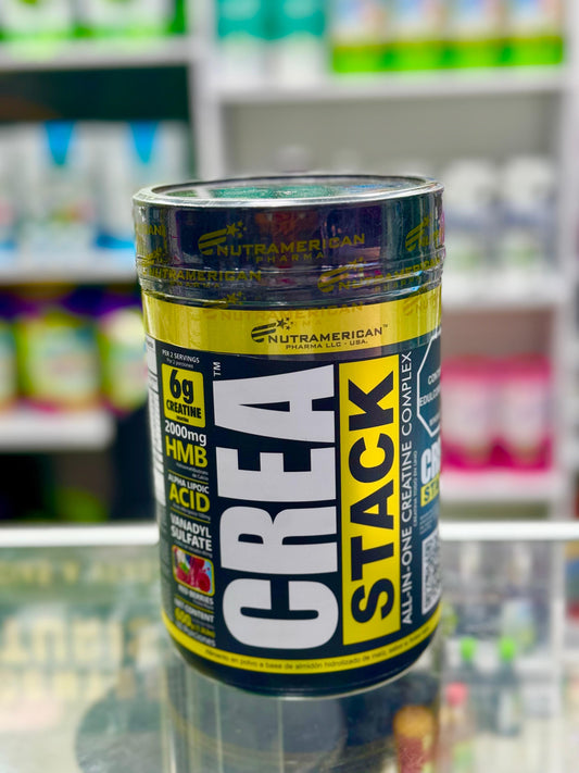 NUTRAMERICAN CREATINA CREA STACK *60 SERVICIOS
