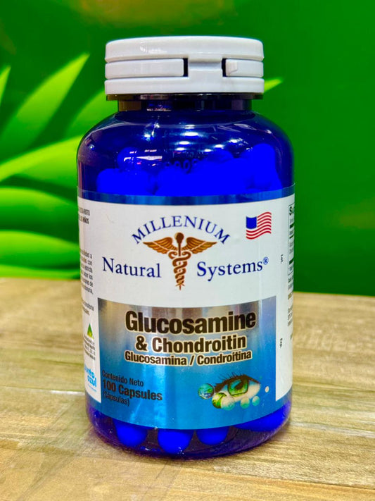 MILLENIUM NATURAL SYSTEM GLUCOSAMINA CHONDROITIN *100 CAPSULAS