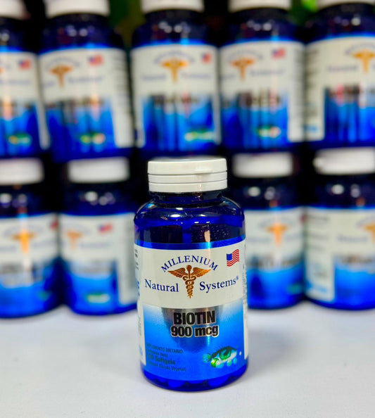 MILLENIUM NATURAL SYSTEM BIOTIN 900 MCG *100 CAPSULAS
