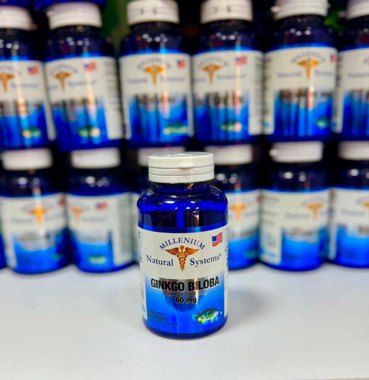 MILLENIUM NATURAL SYSTEM GINKGO BILOBA 60 MG *60 CAPSULAS