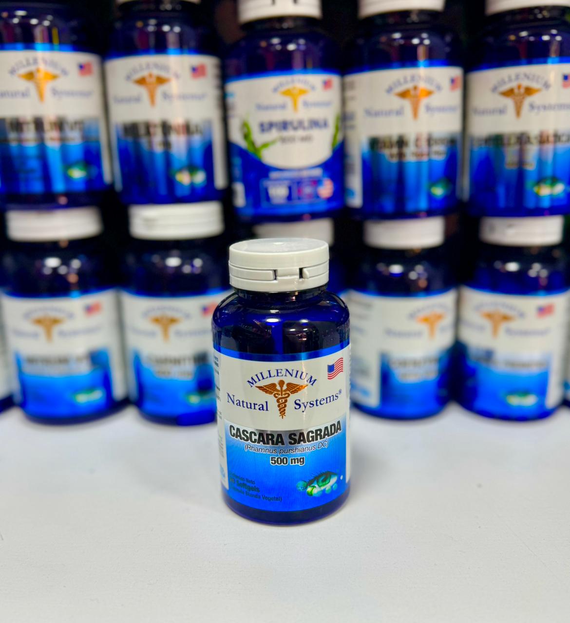 MILLENIUM NATURAL SYSTEM CASCARA SAGRADA 500 MG *60 CAPSULAS