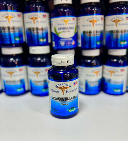 MILLENIUM NATURAL SYSTEM CASCARA SAGRADA 500 MG *60 CAPSULAS