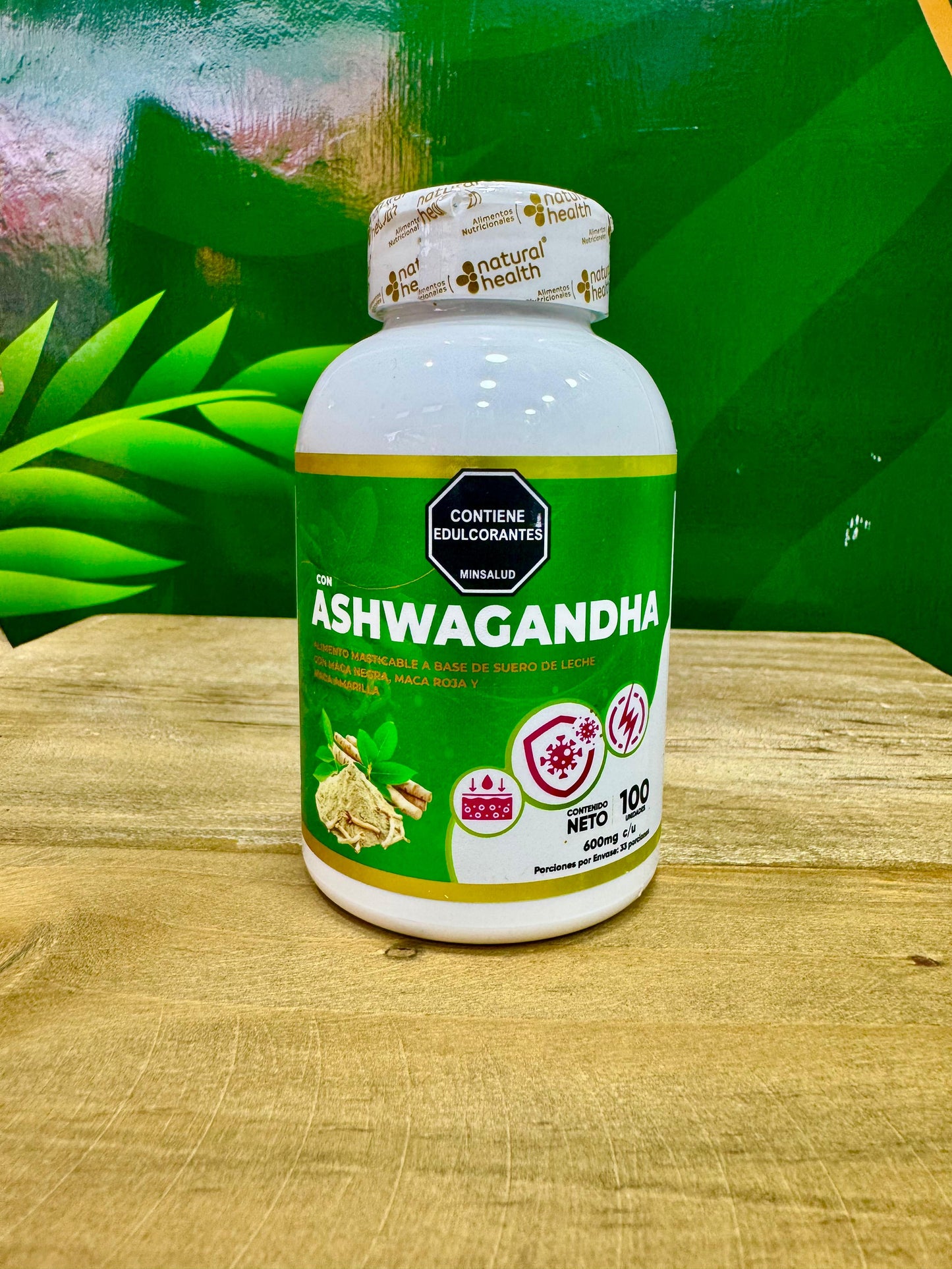 NATURAL HEALTH ASHWAGANDHA *100 UND