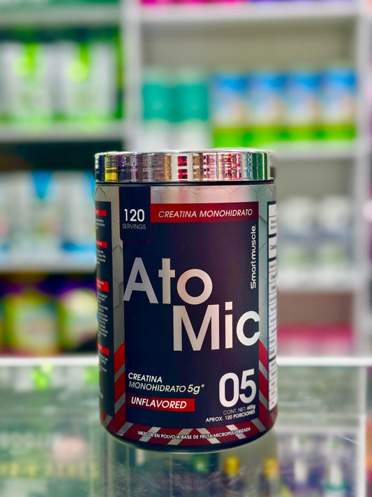 SMART MUSCLE CREATINA MONOHIDRATADA ATOMIC *120 SERVICIOS