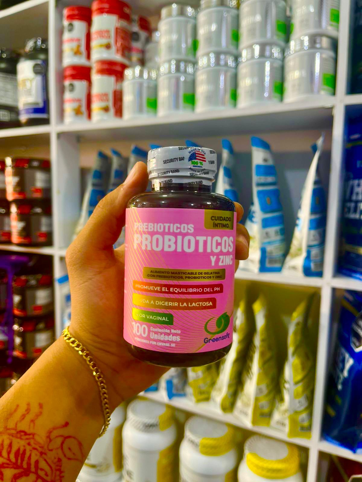 GREENSOFG PROBIOTICOS *100 UND