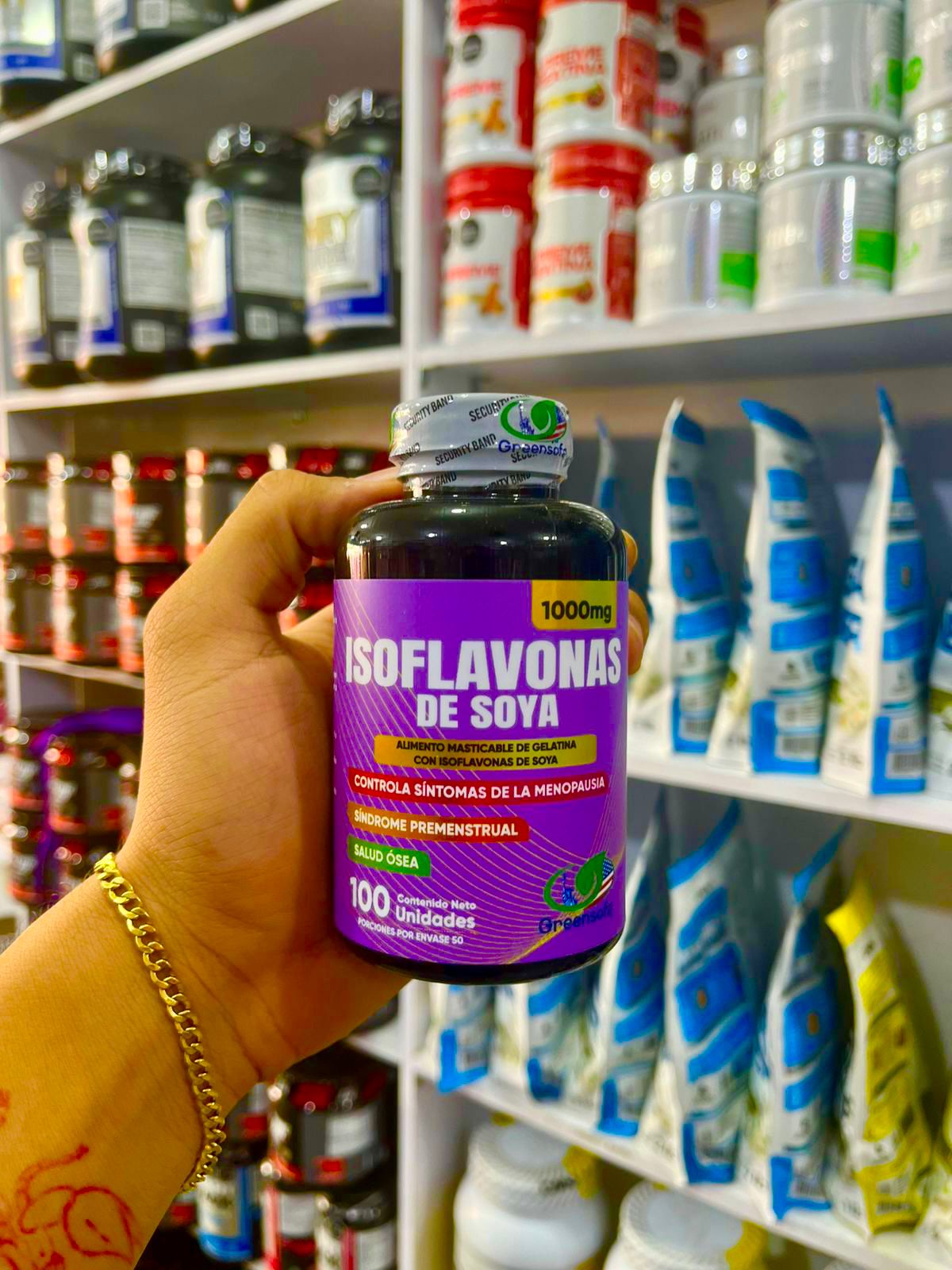 GREENSOFG ISOFLAVONA DE SOYA *100 UND
