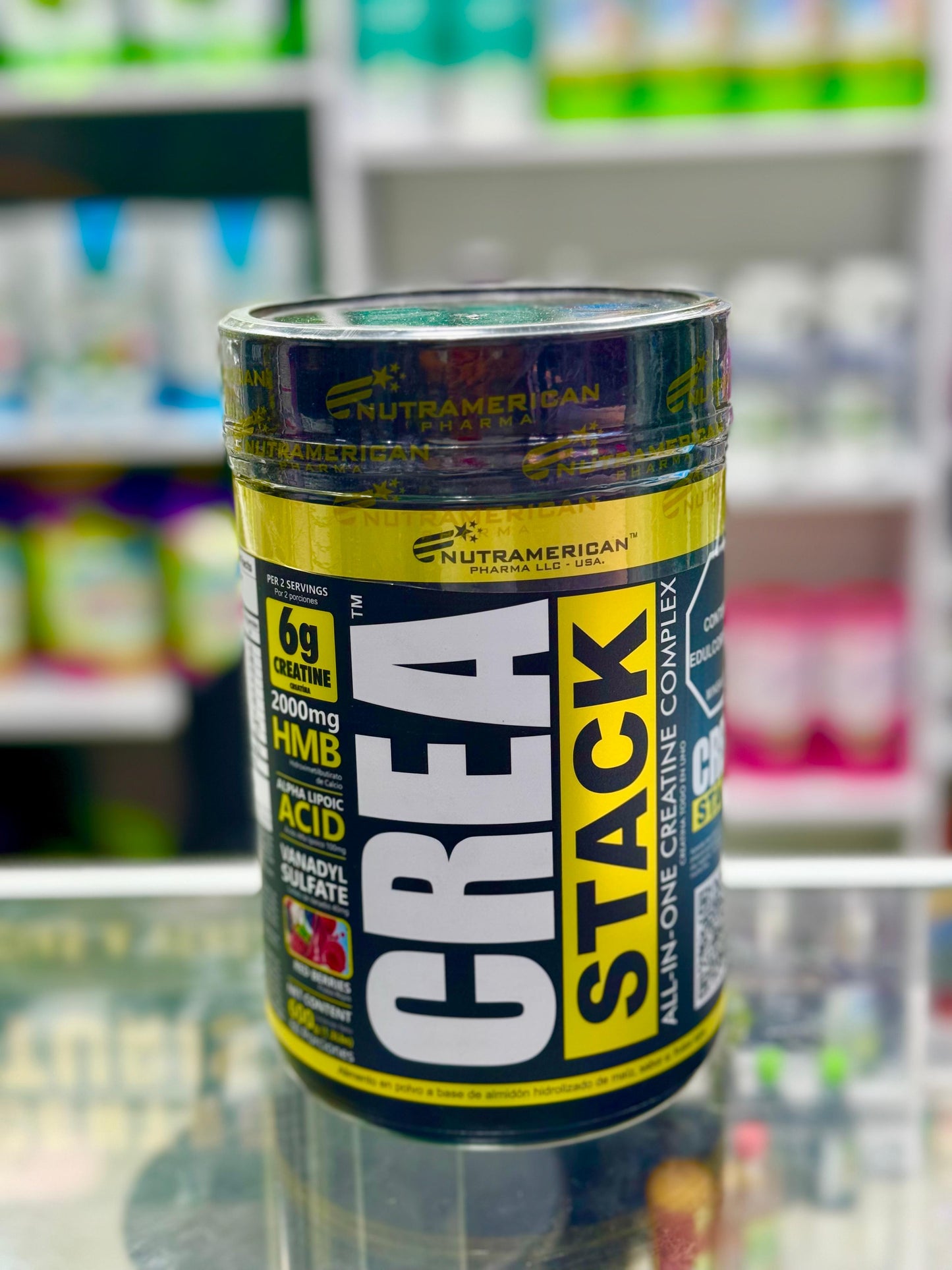 NUTRAMERICAN CREATINA CREA STACK *60 SERVICIOS