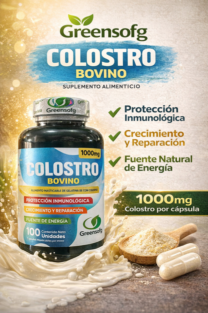 GREENSOFG CALOSTRO BOVINO *100 UND