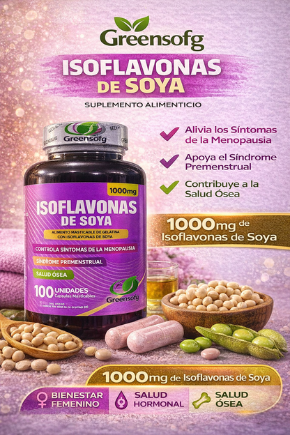 GREENSOFG ISOFLAVONA DE SOYA *100 UND