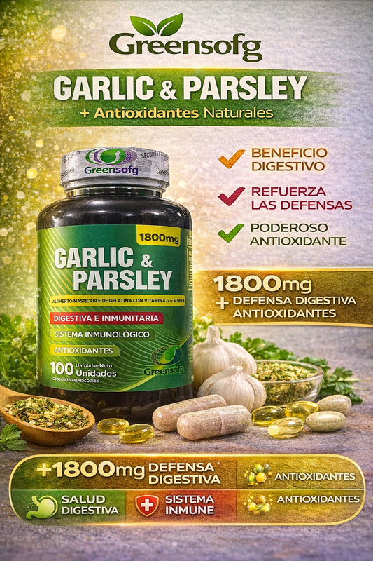 GREENSOFG GARLIC PARSLEY (AJO PEREJIL) *100 UND