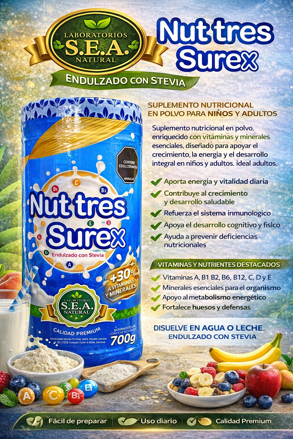 SEA NUT TRES SUREX *700 GR