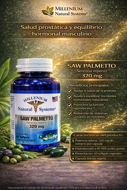 MILLENIUM NATURAL SYSTEM SAW PALMETTO *60