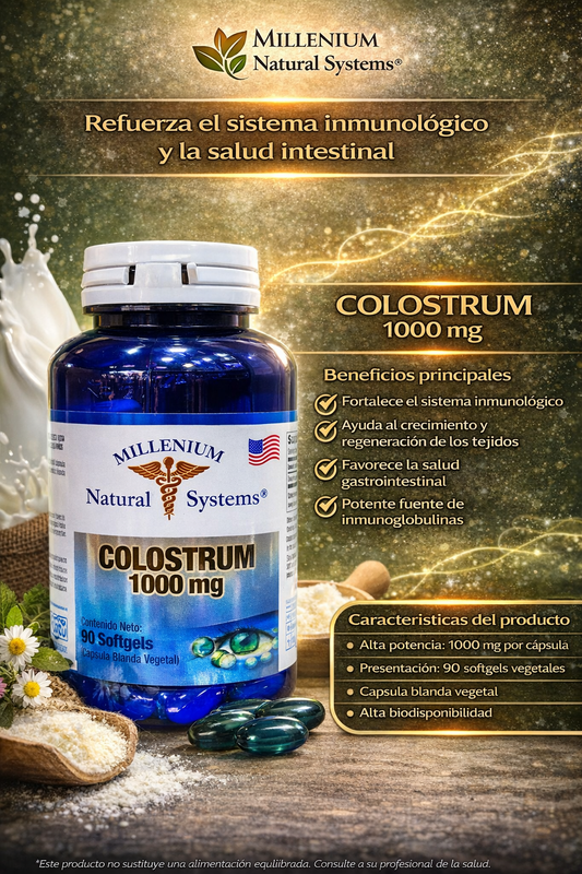 MILLENIUM NATURAL SYSTEM COLOSTRUM *90 CAPSULAS