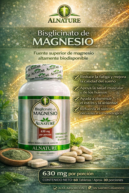 ALNATURE IMPROFARME BISGLICINATO DE MAGNESIO *60 DISCOS
