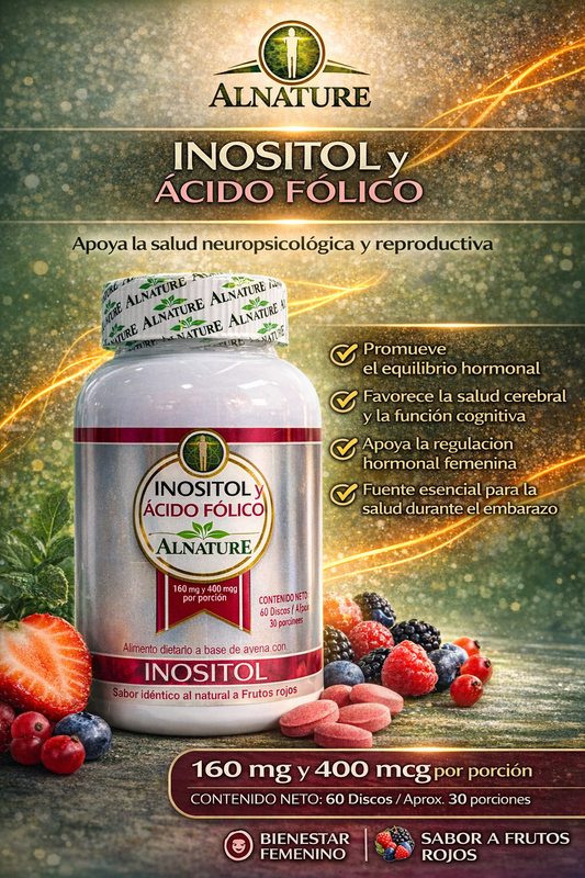 ALNATURE IMPROFARME INOSITOL Y ACIDO FOLICO *60 DISCOS