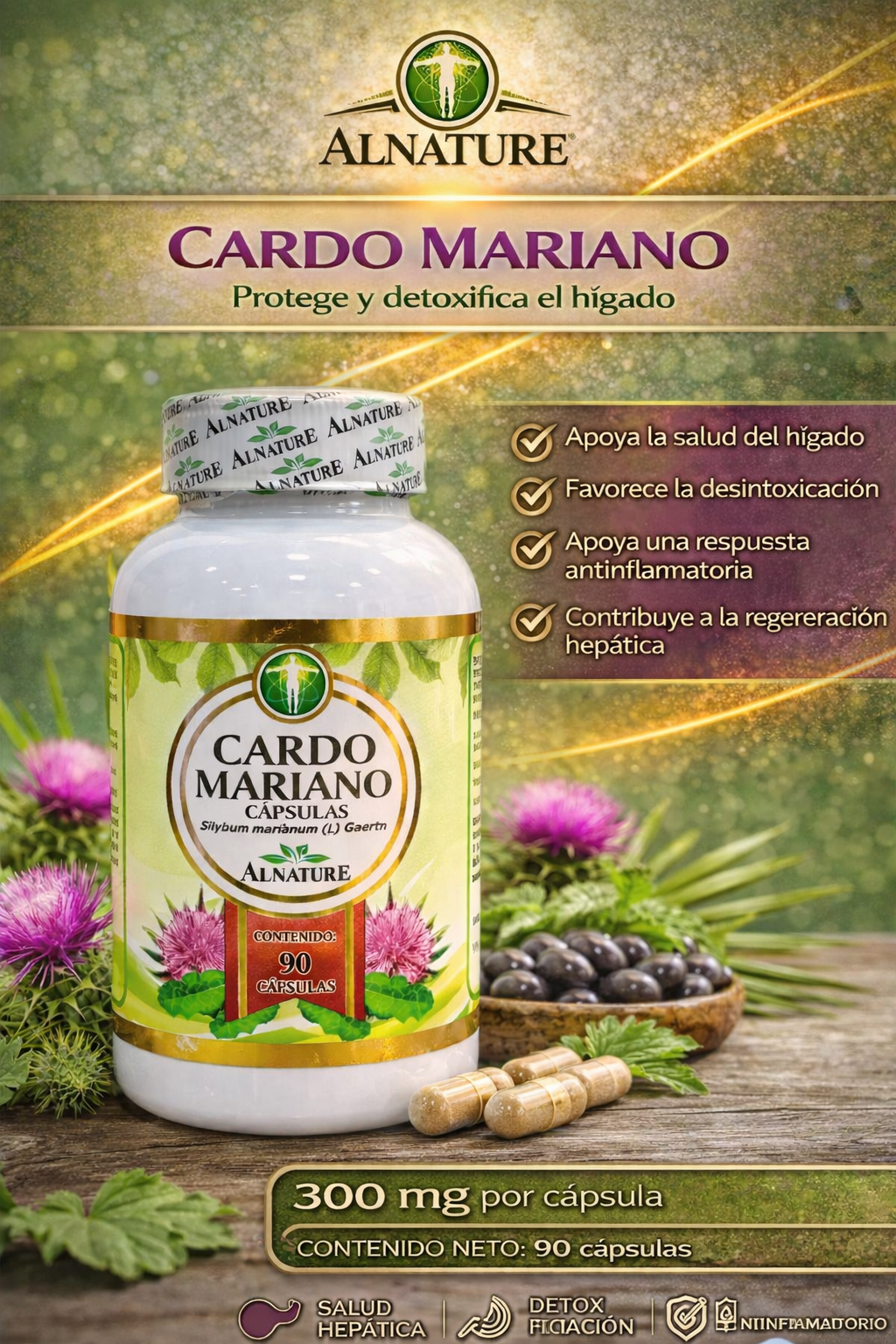 ALNATURE IMPROFARME CARDO MARIANO *90 CAPSULAS