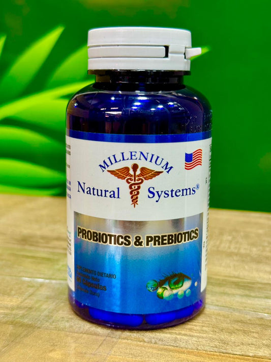 MILLENIUM NATURAL SYSTEM PREBIOTICOS PROBIOTICOS *60 CAPSULAS