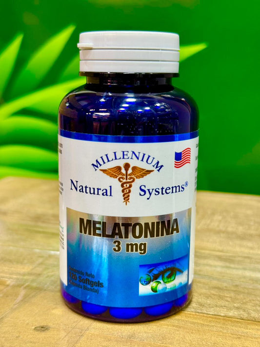 MILLENIUM NATURAL SYSTEM MELATONINA 3 MG *120 CAPSULAS