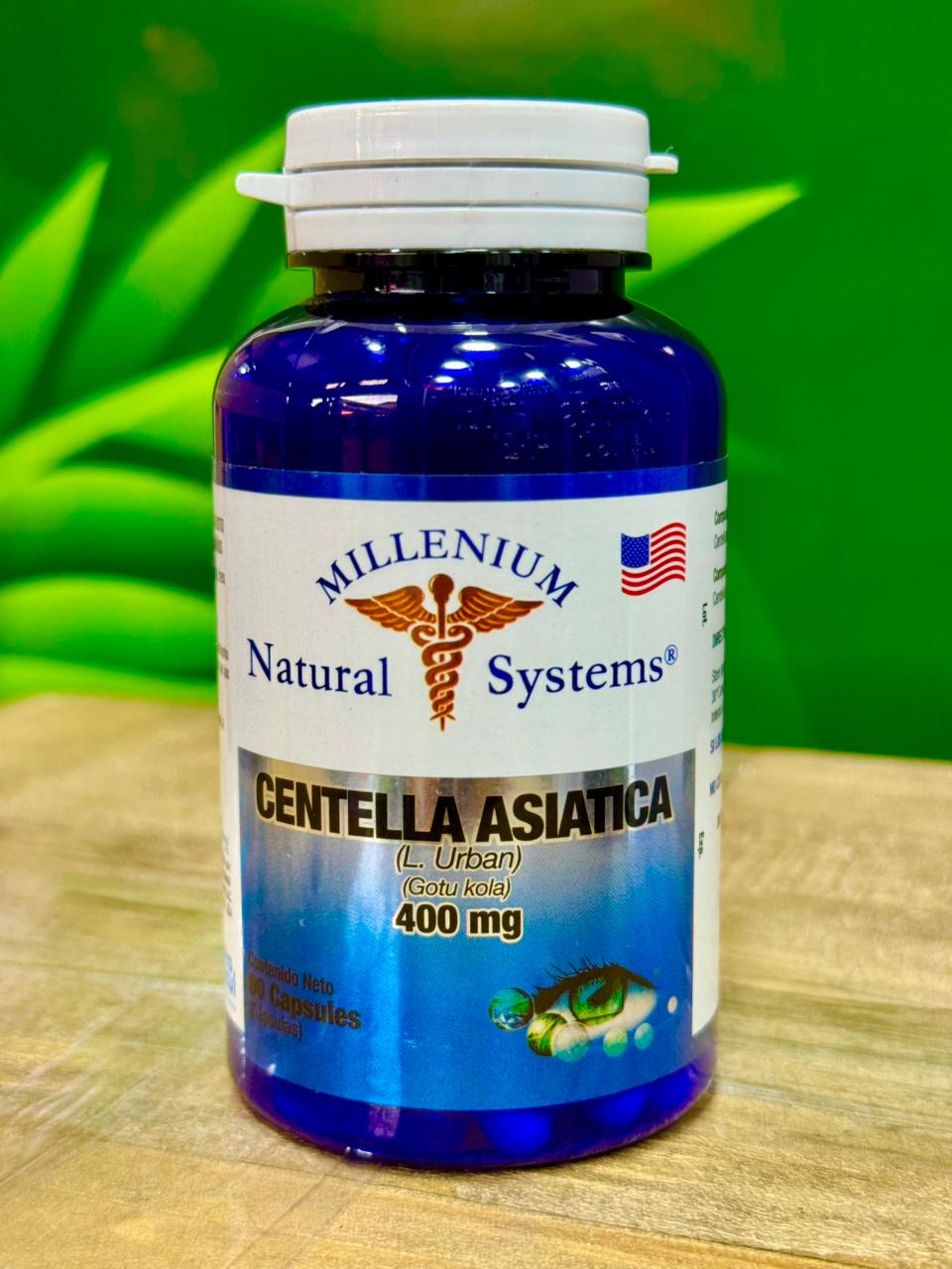 MILLENIUM NATURAL SYSTEM CENTELLA ASIATICA 400 MG *60 CAPSULAS