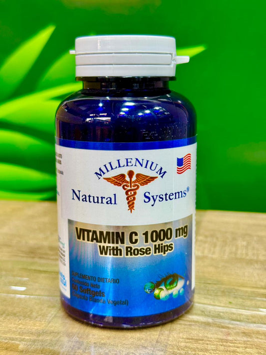 MILLENIUM NATURAL SYSTEM VITAMINA C 1000 MG *60 CAPSULAS
