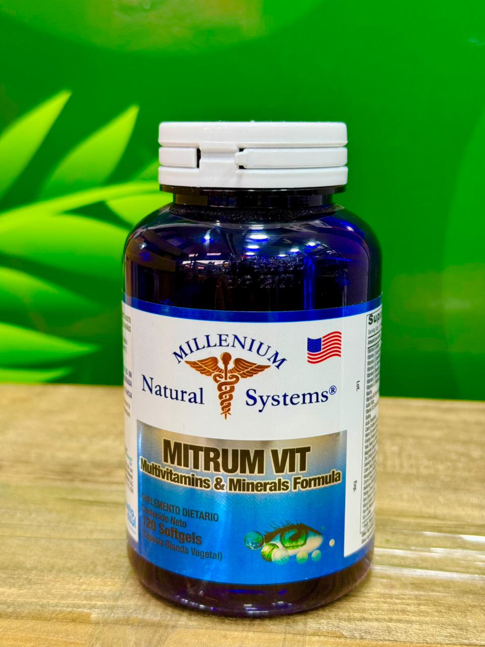 MILLENIUM NATURAL SYSTEM MITRUM VIT MULTIVITAMINICO *120 CAPSULAS