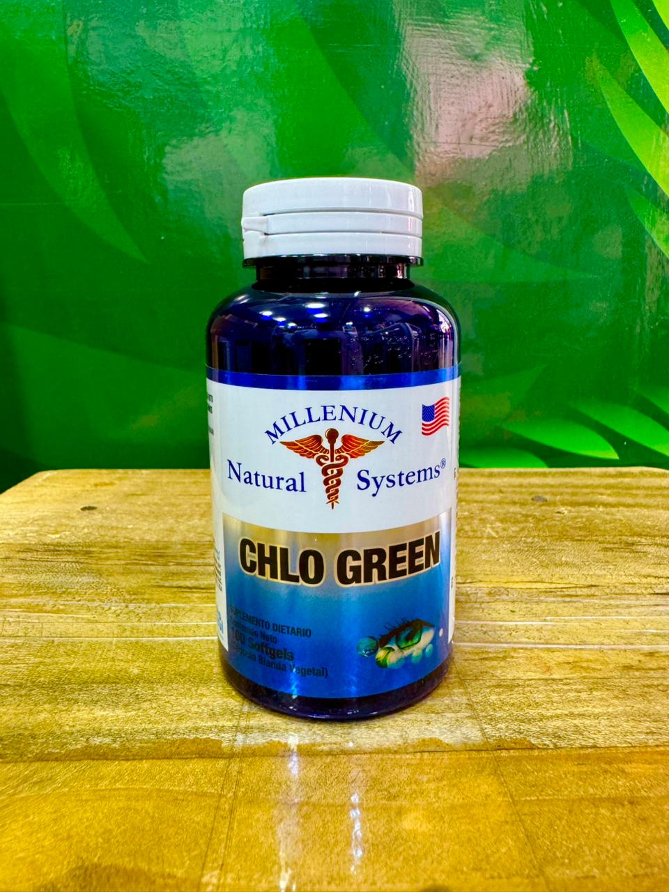 MILLENIUM NATURAL SYSTEM CHLO GREEN CLOROFILA *100 CAPSULAS