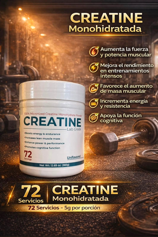 CREATINA RAW X72 SERVICIOS