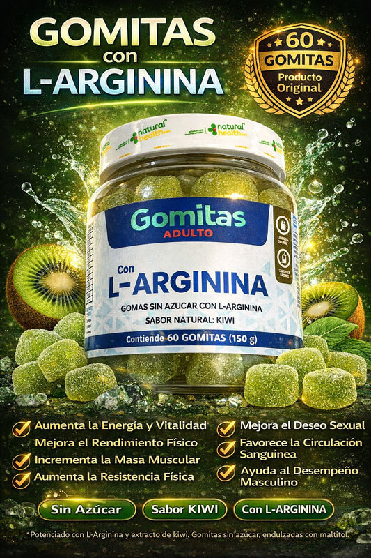 NATURAL HEALTH L-ARGININA X60 GOMITAS