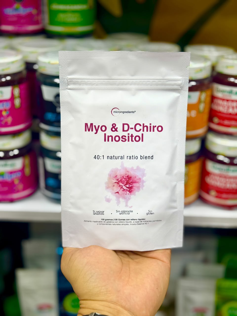 MICROINGREDIENTS MYO & D-CHIRO INOSITOL X90 CAPSULAS