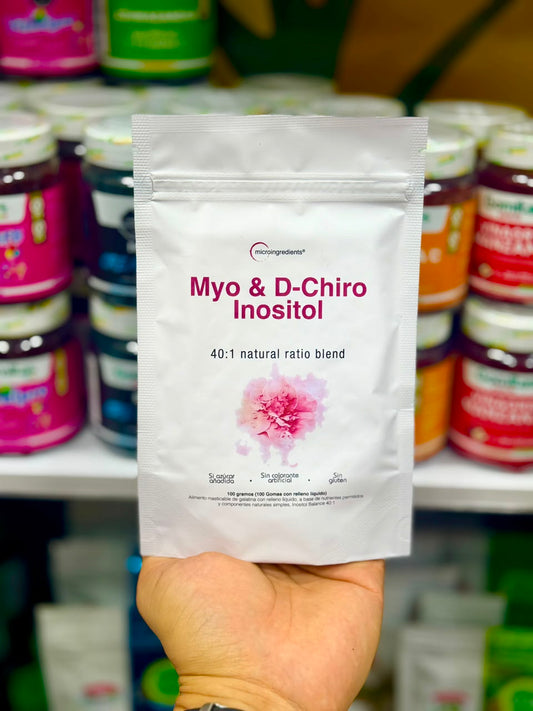 MICROINGREDIENTS MYO & D-CHIRO INOSITOL X90 CAPSULAS